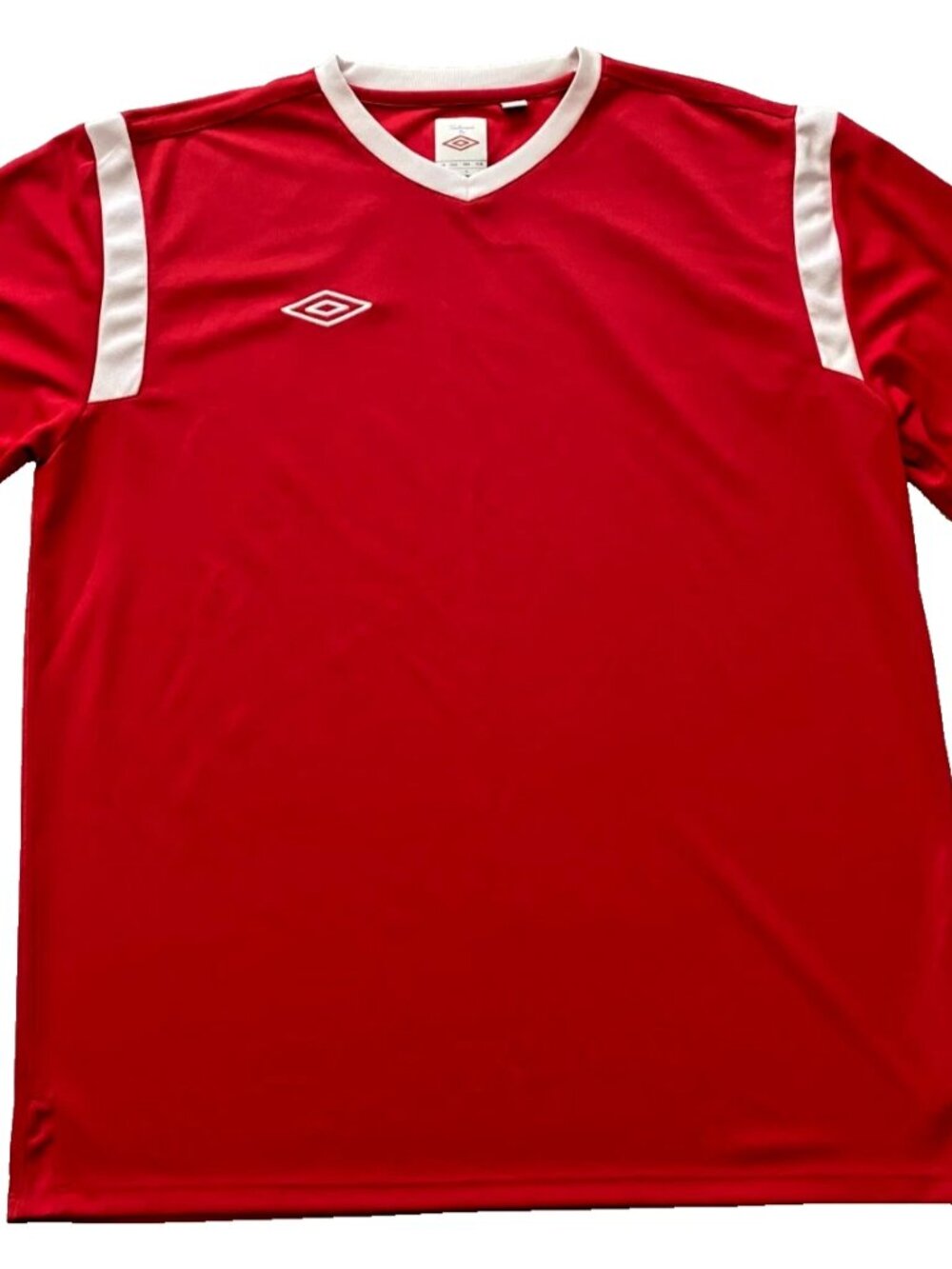 Umbro Men's Large Red Soccer Jersey Training BlokeCore Retro Sz L Streetwear